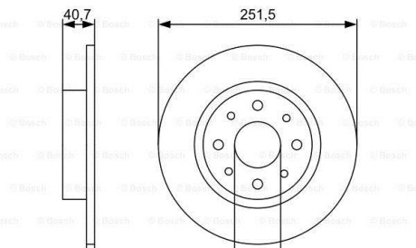 Фото 6 - Тормозной диск BOSCH 0986479502