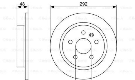 Фото 6 - Тормозной диск BOSCH 0986479513