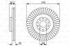 Тормозной диск - (4D0615301B, 4D0615301E) BOSCH 0 986 479 589 (фото 1)