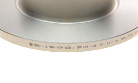 Фото 5 - Гальмівний диск BOSCH 0 986 479 638 (0986479638)