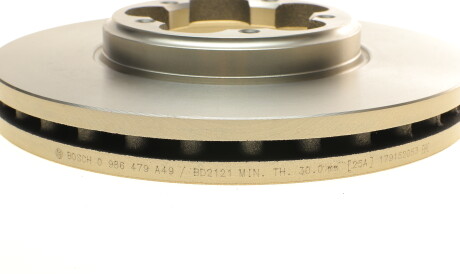Фото 3 - Гальмівний диск BOSCH 0 986 479 A49 (0986479A49)