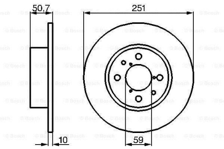 Фото 6 - Тормозной диск BOSCH 0986479B26