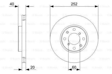 Фото 6 - Тормозной диск BOSCH 0986479B98