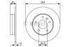 TARCZA HAM. OPEL ZAFIRA 1.6 CNG TURBO [B] 110KW/ 150PS 1.6L 03.2009 - 07 - (569125, 93188707) BOSCH 0986479C66 (фото 1)