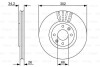 TARCZA HAM. CITROEN C4 1.6 THP [B71] 115KW/ 156PS 1.6L 09.2010 - - (424964, 424980, 424981) BOSCH 0986479C72 (фото 1)