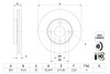 TARCZA HAM PRZOD 262X23 V - BOSCH 0986479F70 (фото 1)
