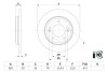 Гальмівний диск - ((58411G2300)) BOSCH 0 986 479 G29 (фото 1)
