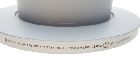 Фото 3 - Гальмівний диск BOSCH 0 986 479 H07