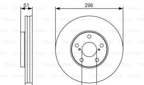 Тормозной диск - BOSCH 0986479R20