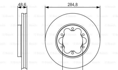 Тормозной диск - BOSCH 0986479R27