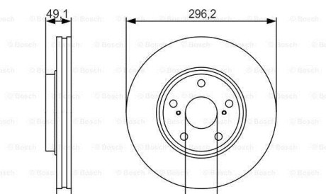 Тормозной диск - BOSCH 0986479R28