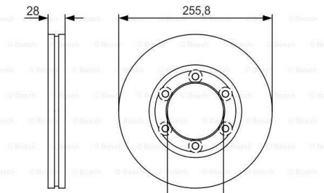 Тормозной диск - BOSCH 0986479R37