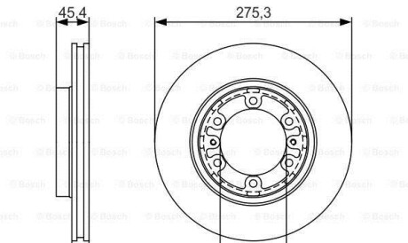 Тормозной диск - BOSCH 0986479R40