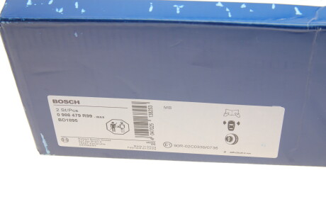 Фото 8 - Гальмівний диск BOSCH 0 986 479 R99 (0986479R99)