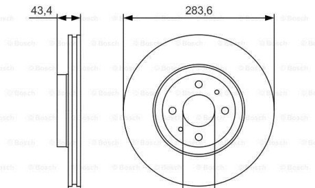 Тормозной диск - BOSCH 0986479S01