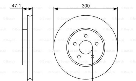 Тормозной диск - BOSCH 0986479S48