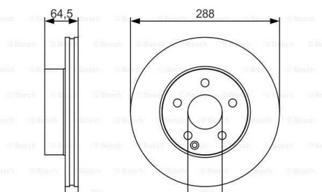 Тормозной диск - BOSCH 0986479S83