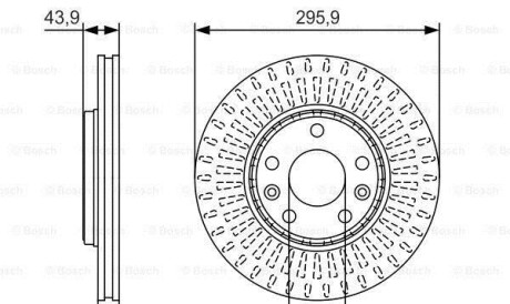 Тормозной диск - BOSCH 0986479S93