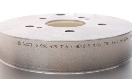 Фото 3 - Гальмівний диск BOSCH 0 986 479 T16 (0986479T16)