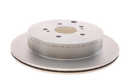 Фото 6 - Гальмівний диск BOSCH 0 986 479 T16 (0986479T16)