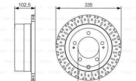 Тормозной диск - BOSCH 0986479U32