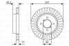 Тормозной диск - (s213501075) BOSCH 0986479U93 (фото 1)