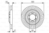 Тормозной диск - (94712571) BOSCH 0 986 479 V29 (фото 1)