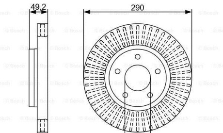 Тормозной диск - BOSCH 0986479V48