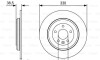 Тормозной диск - (8G1Z2C026B, AG1Z2C026A, BT4Z2C026A) BOSCH 0986479W01 (фото 1)