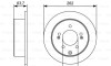 Гальмівний диск HYUNDAI/KIA K3/Soul/Yue Dong/i30/Elantra R 1,6-2,0 08>> - (584110Q300, 584112K300, 584112K350) BOSCH 0986479W12 (фото 1)