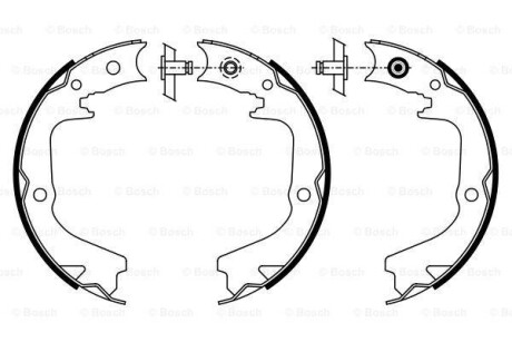 Фото 5 - Гальмівні колодки BOSCH 0 986 487 932 (0986487932)