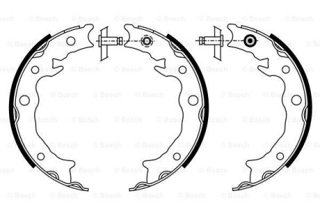 Фото 5 - Гальмівні колодки BOSCH 0986487933