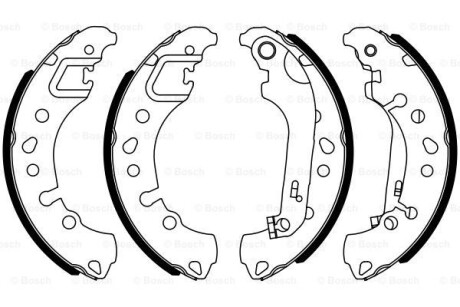 Szczeki ham - (2112555, KTH1BC2200AB) BOSCH 0986487961