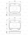 Комплект тормозных колодок, дисковый тормоз - (da193328, da193328z, da193328z9a) BOSCH 0 986 493 550 (фото 1)