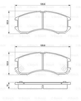 Фото 8 - Гальмівні колодки BOSCH 0 986 493 790 (0986493790)