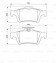 Комплект тормозных колодок, дисковый тормоз - (bpyk2648zb, c2y32648zb, 1233679) BOSCH 0986494127 (фото 8)