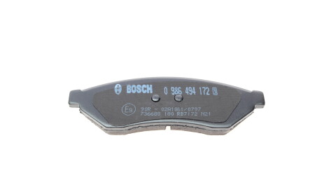 Фото 3 - Тормозные колодки BOSCH 0 986 494 172 (0986494172)
