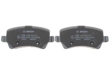 Фото 3 - Гальмівні колодки BOSCH 0 986 494 213 (0986494213)