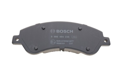 Фото 2 - Гальмівні колодки BOSCH 0 986 494 236 (0986494236)
