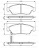 Комплект тормозных колодок, дисковый тормоз - (5581054G30, 5581054G30000, 5581054G50) BOSCH 0 986 494 238 (фото 1)