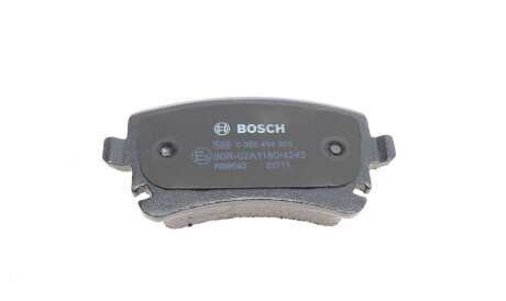 Фото 3 - Гальмівні колодки BOSCH 0 986 494 303 (0986494303)