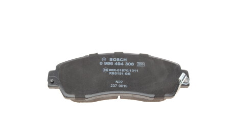 Фото 3 - Гальмівні колодки BOSCH 0 986 494 308 (0986494308)