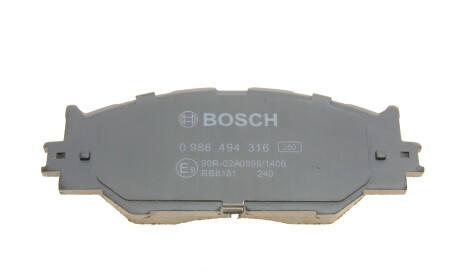 Фото 3 - Гальмівні колодки BOSCH 0 986 494 316 (0986494316)