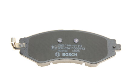Фото 3 - Гальмівні колодки BOSCH 0 986 494 343 (0986494343)