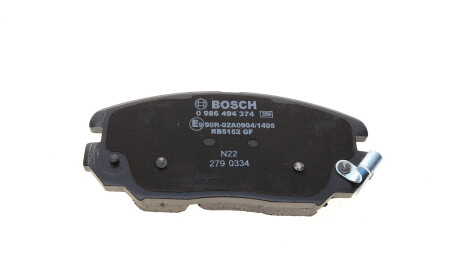 Фото 3 - Тормозные колодки BOSCH 0 986 494 374 (0986494374)