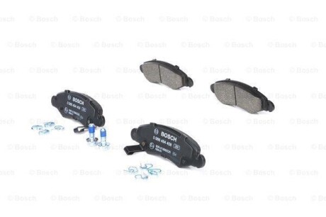 Колодки гальмівні (передні) Subaru Justy 03-/Opel Agila 00-07 - (09212697, 09214424, 09214835) BOSCH 0 986 494 458