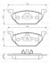 Гальмівні колодки, дискові - ((1J0698151C, 6QD698151)) BOSCH 0986494505 (фото 8)