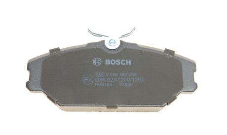Фото 3 - Гальмівні колодки BOSCH 0 986 494 656 (0986494656)