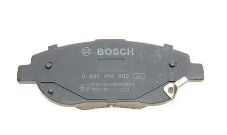 Фото 3 - Гальмівні колодки BOSCH 0 986 494 682 (0986494682)