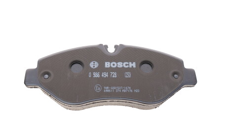 Фото 3 - Тормозные колодки BOSCH 0 986 494 728